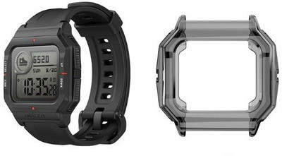 CallSmith Front and Back Screen Guard for Amazfit Neo TPU Protective Cover Anti-fall ,Shockproof Case(Pack of 1)