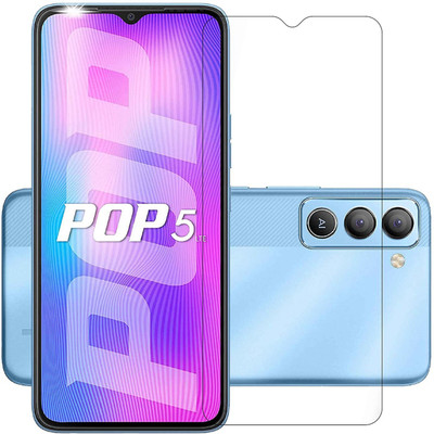 kentop Tempered Glass Guard for Tecno Pop 5 LTE(Pack of 1)