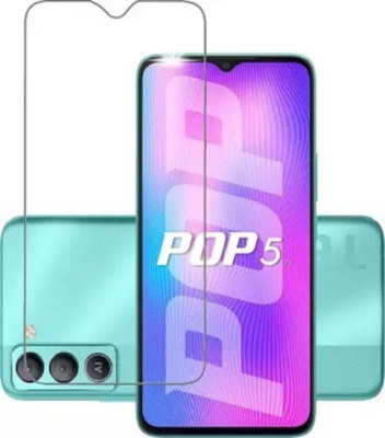 kentop Tempered Glass Guard for Tecno Pop 5 LTE(Pack of 1)
