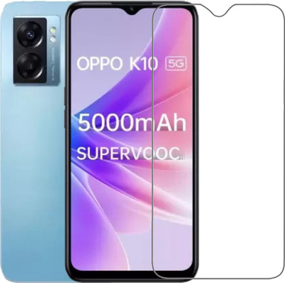 BRENZZ Tempered Glass Guard for OPPO K10 5G(Pack of 1)
