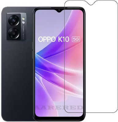 AARERED Tempered Glass Guard for Oppo K10, Oppo K10 5G(Pack of 1)