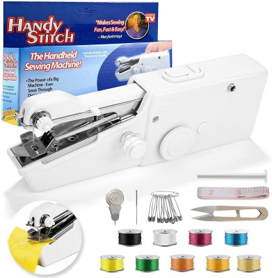 IBS Handheld Sewing Machine Mini Handy Cordless Portable Quick Repairing Stitch Tool Stapler Sewing Machine( Built-in Stitches 1)