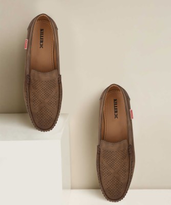 KILLER VWI-SS22-006 Lightweight Comfort Summer Trendy Premium Stylish Loafers For Men(Brown)