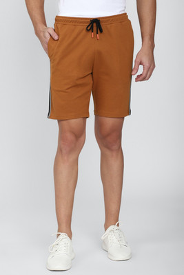 PETER ENGLAND Solid Men Brown Regular Shorts