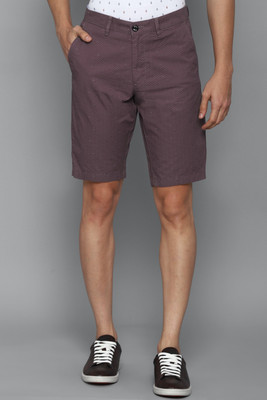 Allen Solly Printed Men Brown Regular Shorts