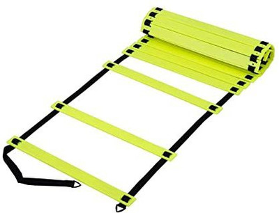 Fitpro AGILITY LADDER 4 MTR WITH BAG Speed Ladder(Green)