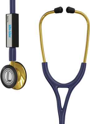 Life-Line L2 Gold Pl For Doctors, Nurses & Medical Students Acoustic Stethoscope(Dark Blue)