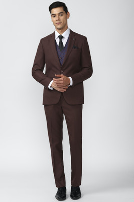 PETER ENGLAND Single Breasted Solid Men Suit