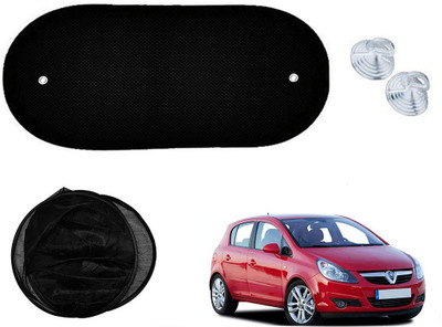 Shop Buy Rear Window Sun Shade For Opel Corsa(Black)