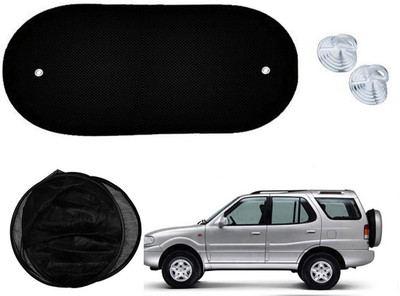 Shop Buy Rear Window Sun Shade For Tata Safari(Black)