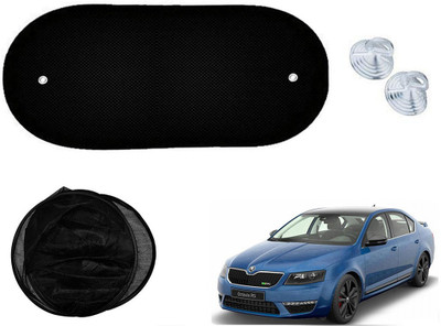 Shop Buy Rear Window Sun Shade For Skoda Octavia(Black)