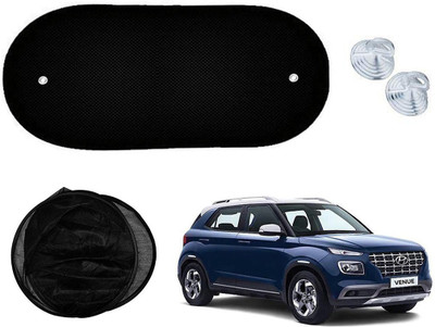 Shop Buy Rear Window Sun Shade For Hyundai Venue(Black)