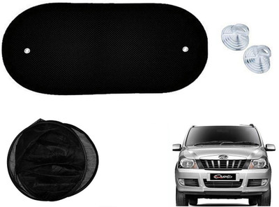 Shop Buy Rear Window Sun Shade For Mahindra Quanto(Black)