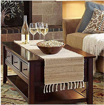Benchmark Multicolor 182 cm Reversible Table Runner(Cotton)