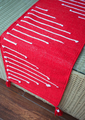 Benchmark Multicolor 182 cm Reversible Table Runner(Cotton)