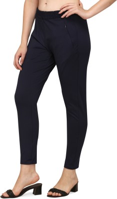 Sharma Group Skinny Fit Women Blue Trousers