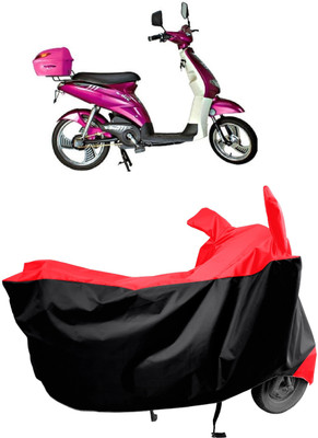 Amexride Two Wheeler Cover for Ampere(E Lite, Red)