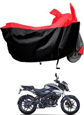 Amexride Two Wheeler Cover for Bajaj(Pulsar NS-160, Red)