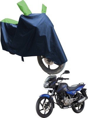 SS FOR YOUR SMART NEEDS Two Wheeler Cover for Bajaj(Pulsar 150 DTS-i, Blue, Green)