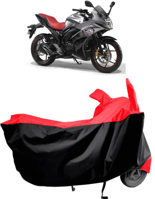 Amexride Two Wheeler Cover for Suzuki(Gixxer Special Edition BS6, Red)