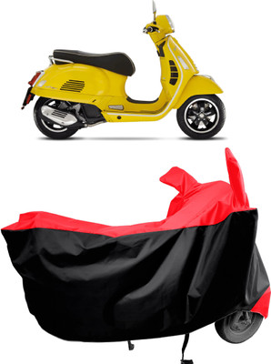 Amexride Two Wheeler Cover for Vespa(GTS Super 125 BS6, Red)