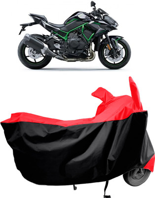 Amexride Two Wheeler Cover for Kawasaki(ZH2 BS6, Red)