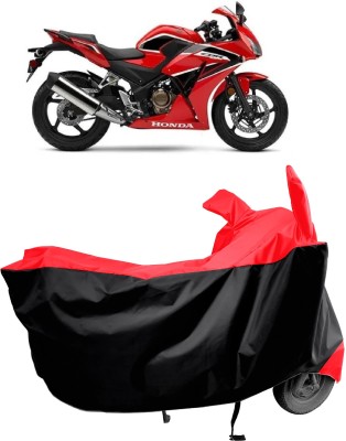 Amexride Two Wheeler Cover for Honda(CBR300R BS6, Red)