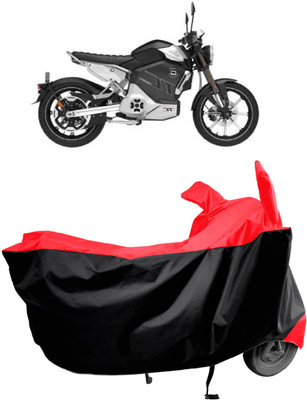 Amexride Two Wheeler Cover for Revolt(RV Cafe Racer BS6, Red)