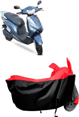Amexride Two Wheeler Cover for Avon(E Scoot, Red, Black)