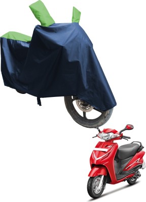 SS FOR YOUR SMART NEEDS Two Wheeler Cover for Hero(Duet VX 110CC, Blue, Green)