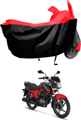 Amexride Two Wheeler Cover for Hero(New Glamour BS6, Red)