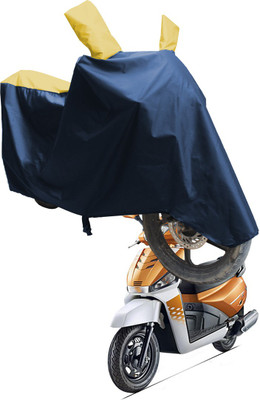 SS FOR YOUR SMART NEEDS Two Wheeler Cover for Mahindra(Gusto 125 BS6, Blue, Yellow)