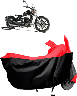 Amexride Two Wheeler Cover for Royal Enfield(Bobber 350, Red)