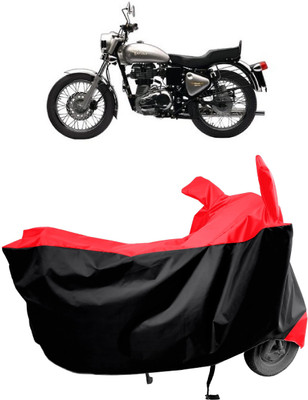 Amexride Two Wheeler Cover for Royal Enfield(Bullet Electra Twinspark, Red)
