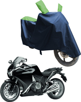 SS FOR YOUR SMART NEEDS Two Wheeler Cover for Honda(VFR 1200F, Blue, Green)