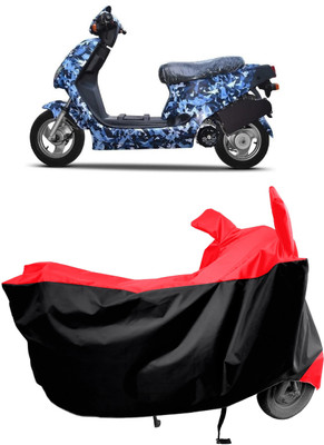 Amexride Two Wheeler Cover for Hero Electric(Electric AXLHE-20 BS6, Red)