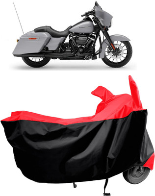 Amexride Two Wheeler Cover for Harley Davidson(Street Glide Special, Red)