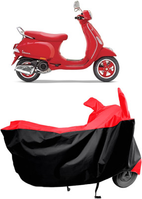 Amexride Two Wheeler Cover for Vespa(Urban Club BS6, Red)