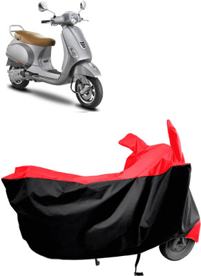 Amexride Two Wheeler Cover for Vespa(VXL 125 BS6, Red)