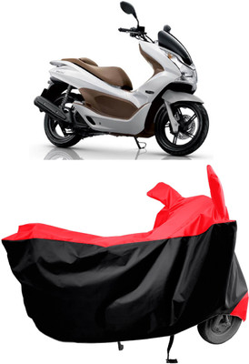 Amexride Two Wheeler Cover for Honda(PCX 125, Red)