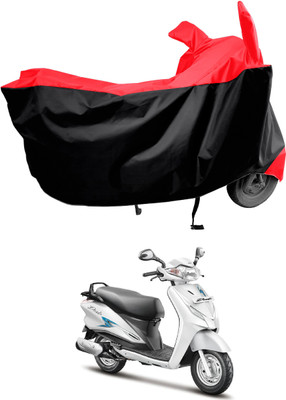 Amexride Two Wheeler Cover for Hero(Duet 125 CC BS6, Red)