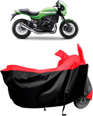 Amexride Two Wheeler Cover for Kawasaki(Z900 RS Cafe Racer, Red)