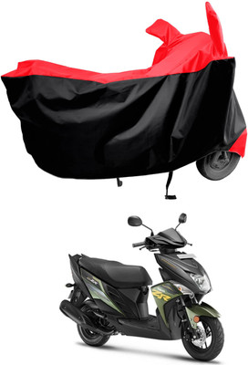 Amexride Two Wheeler Cover for Yamaha(Cygnus Ray ZR BS6, Red)