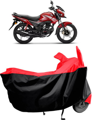 Amexride Two Wheeler Cover for Honda(CB Shine SP, Red)