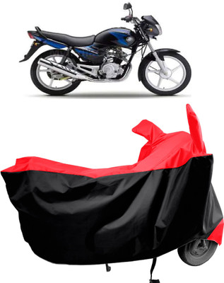 Amexride Two Wheeler Cover for Yamaha(Alba, Red)