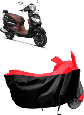 Amexride Two Wheeler Cover for Hero(Pleasure Plus, Red)