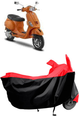 Amexride Two Wheeler Cover for Piaggio(Vespa SXL, Red)