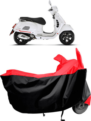 Amexride Two Wheeler Cover for Vespa(GTS Super 125, Red)