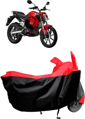 Amexride Two Wheeler Cover for Revolt(Motors RV 400 BS6, Red)