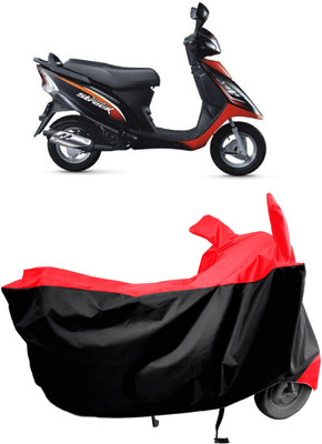 Amexride Two Wheeler Cover for TVS(Scooty Streak, Red)